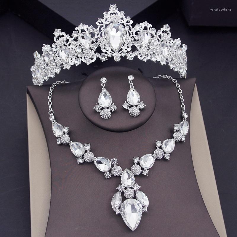 Necklace Earrings Set Silver Colors Crown Bridal For Women Fashion Tiaras Necklaces Wedding Bride Jewellry Accessories, Picture shown
Necklace Earrings Set Silver Colors Crown Bridal For Women Fashion Tiaras Necklaces Wedding Bride Jewellry Accessories, Picture shown