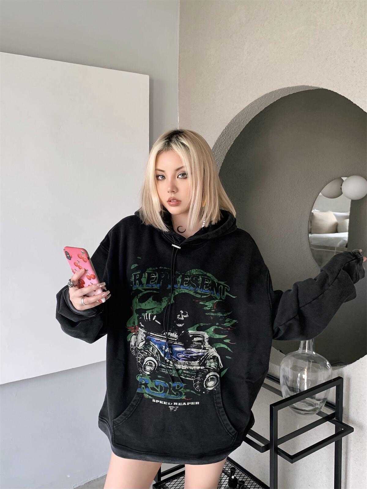 Hoody Repre Fashion Designer Tive Prese Men' Hoodie Unisex Cotton Graffiti Sweater Fog High Street Casual Loose Couple Coat Oversize Hip Ho, Old black
Hoody Repre Fashion Designer Tive Prese Men' Hoodie Unisex Cotton Graffiti Sweater Fog High Street Casual Loose Couple Coat Oversize Hip Ho, Old black