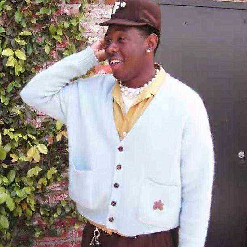 Sweater New Luxury Men Blue Golf Flower Le Fleur Tyler The Creator Cashmere Cas, Sky blue.
Sweater New Luxury Men Blue Golf Flower Le Fleur Tyler The Creator Cashmere Cas, Sky blue.