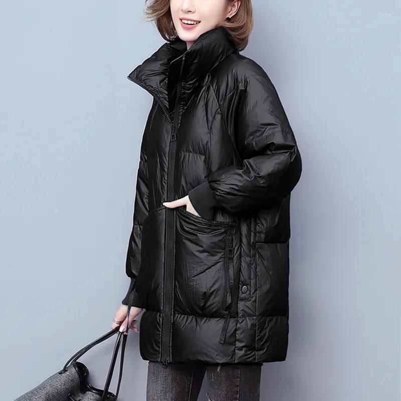 Women's Trench Coats Women Down Cotton Jacket 2022 Winter Padded Coat Female Mid-length Fashion Korean Loose A532, Black
Women's Trench Coats Women Down Cotton Jacket 2022 Winter Padded Coat Female Mid-length Fashion Korean Loose A532, Black