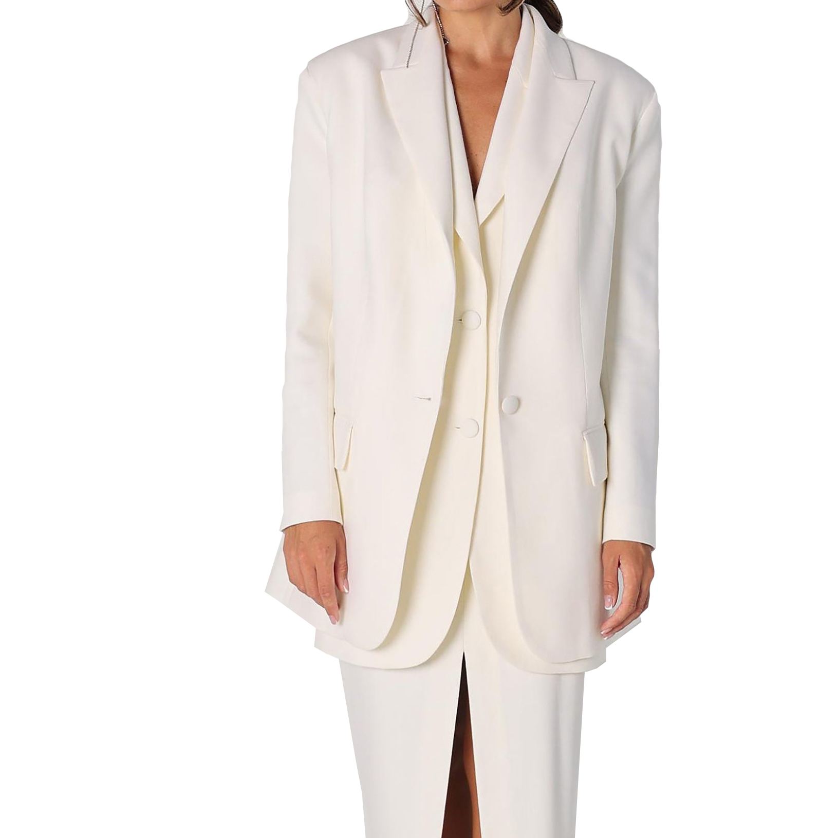 Candy Color Women Formal Skirt Suits 2 Pieces Bridal Slim Fit Prom Evening Office Wear Tuxedos Blazer For Wedding