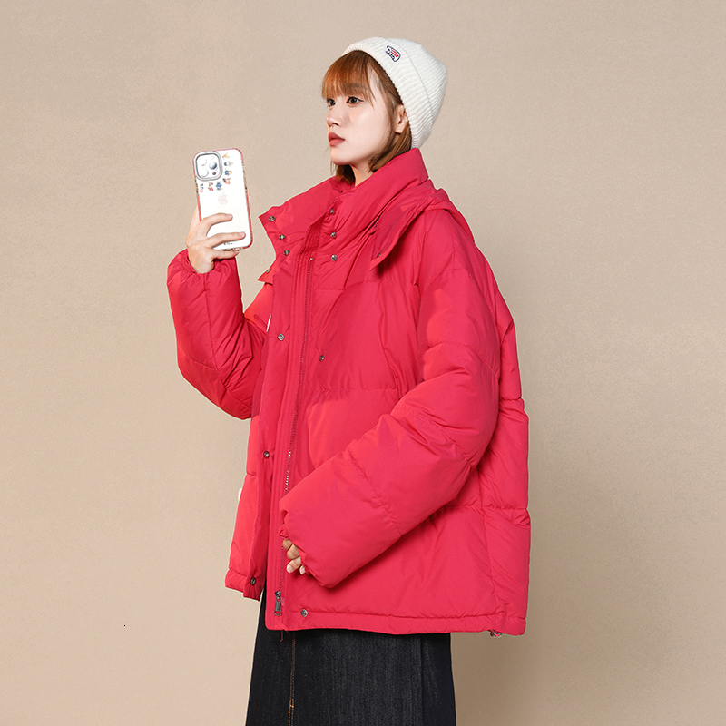 Women's Down Parkas Make candy colors down cottonpadded jacket female students loose detachable edition bread served short coat 221125, Green 
Women's Down Parkas Make candy colors down cottonpadded jacket female students loose detachable edition bread served short coat 221125, Green