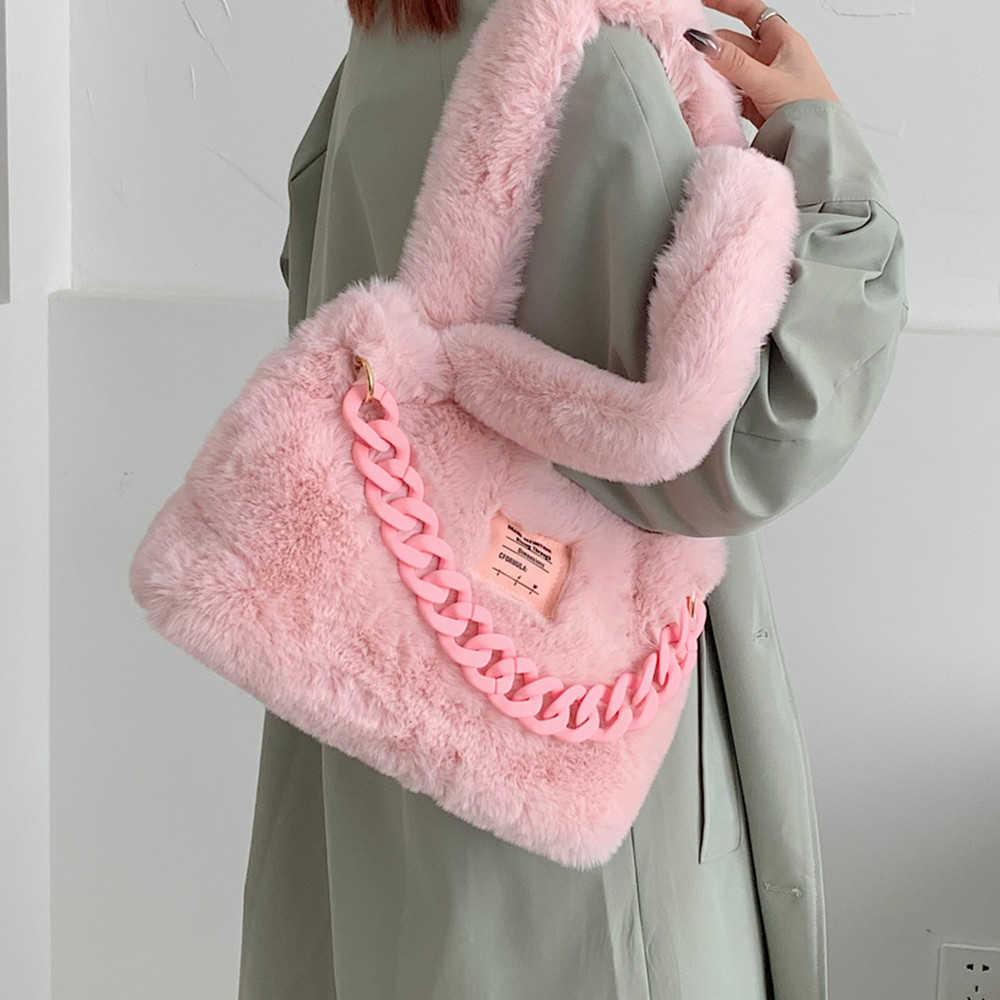 Totes Toptrends Fluffy Faux Fur Soft Shoulder Bags For Women Winter 2022 Korean Fashion Plush Kaii Large Ladies Handbags Candy Color Y2211, Yellow
Totes Toptrends Fluffy Faux Fur Soft Shoulder Bags For Women Winter 2022 Korean Fashion Plush Kaii Large Ladies Handbags Candy Color Y2211, Yellow