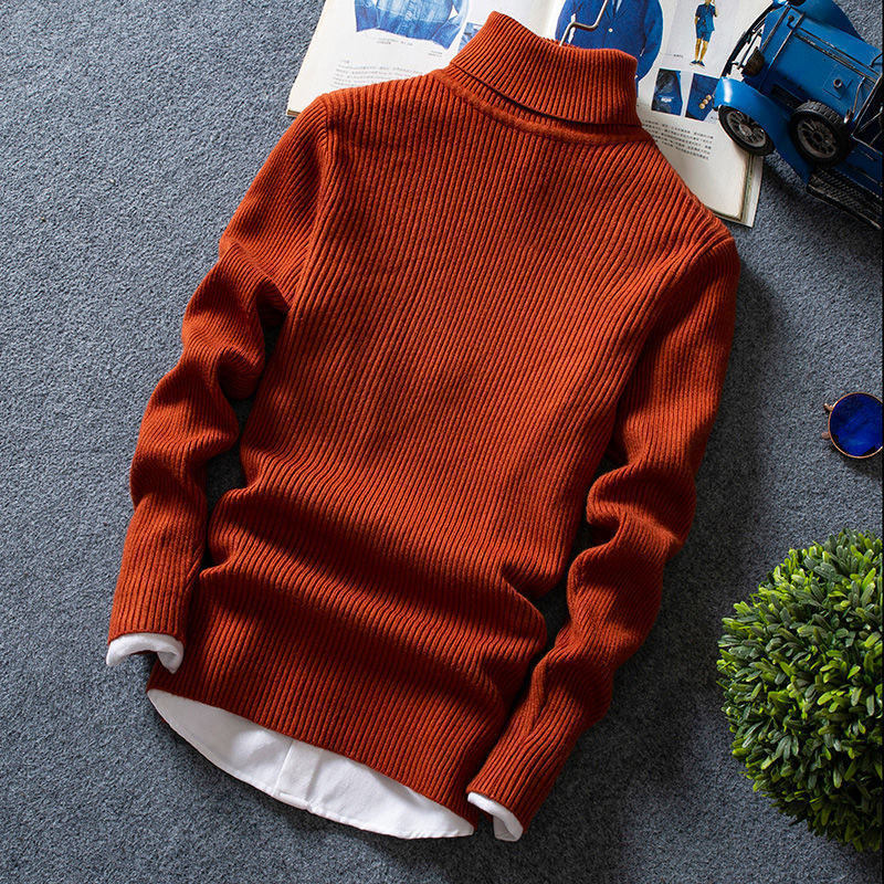 Men's Sweaters Fashion Solid Color Loose Knitted Allmatch Turtleneck Sweater Men's Clothing Autumn Casual Pullovers Korean Warm Tops 221128, Beige
Men's Sweaters Fashion Solid Color Loose Knitted Allmatch Turtleneck Sweater Men's Clothing Autumn Casual Pullovers Korean Warm Tops 221128, Beige
