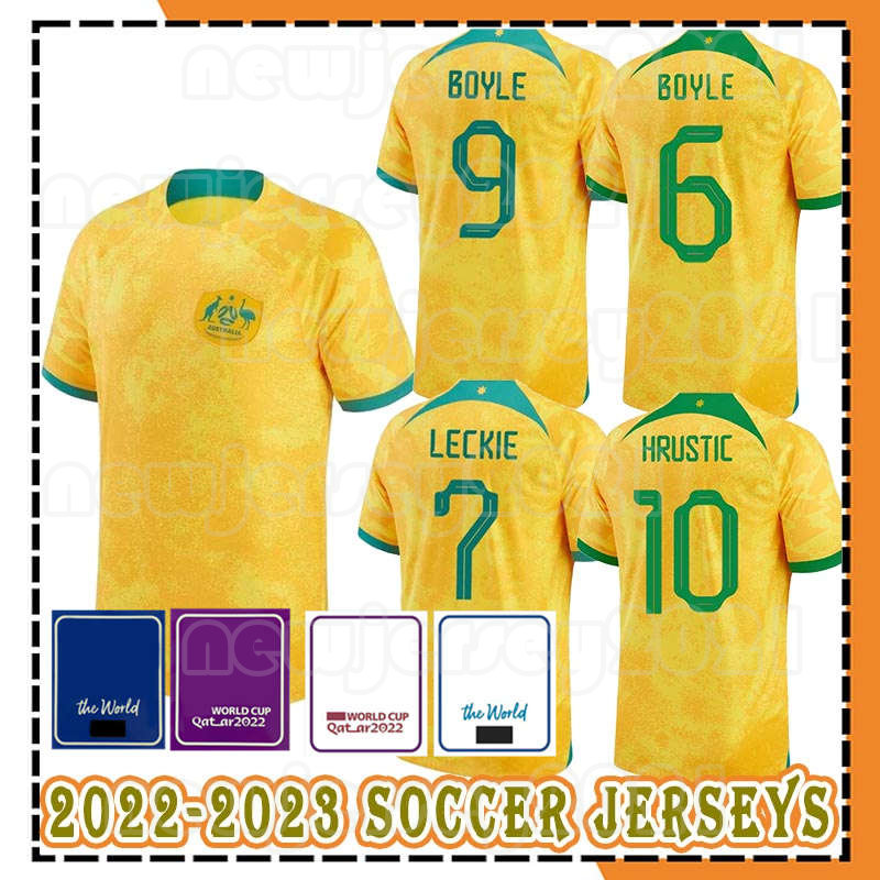 2022-2023 Australia national team Soccer Jerseys MOOY Men BOYLE LECKIE HRUSTIC MACLAREN MABIL DUKE Shirt McGREE IRVINE TAGGART Football Uniforms, Men jersey+patch(ao da li ya)
2022-2023 Australia national team Soccer Jerseys MOOY Men BOYLE LECKIE HRUSTIC MACLAREN MABIL DUKE Shirt McGREE IRVINE TAGGART Football Uniforms, Men jersey+patch(ao da li ya)
