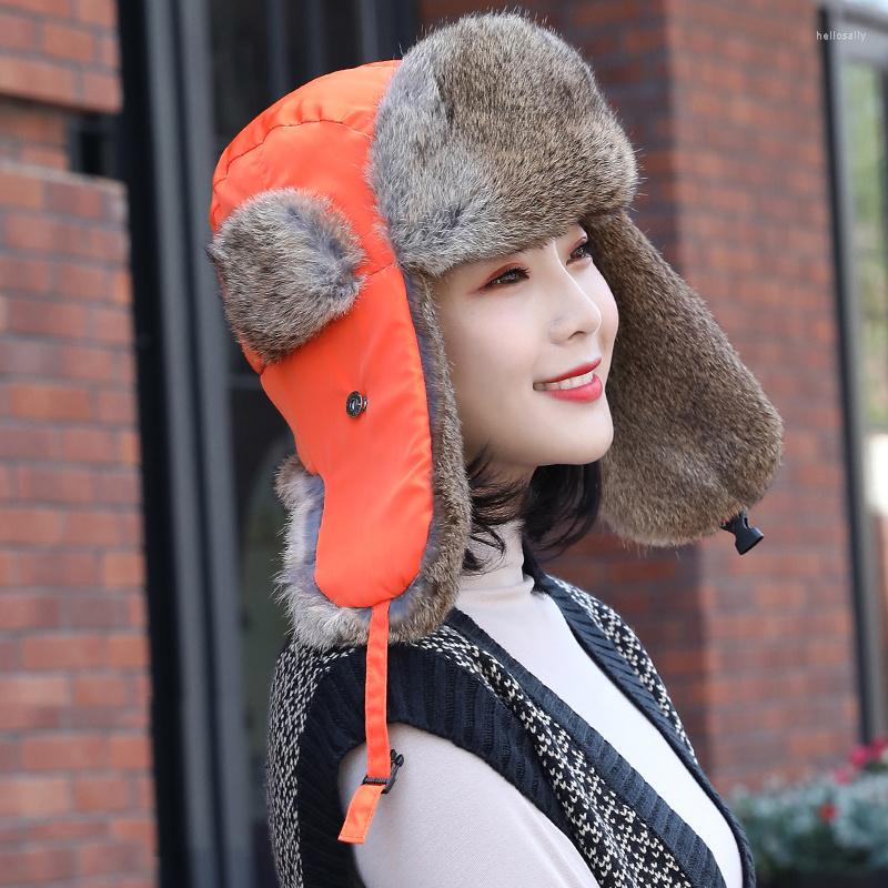 Berets Winter Hat Fur Women 2022 Bomber Windproof Warm Earmuffs With Earflaps Sik Mask Russian Earflap Hats, Women hat e
Berets Winter Hat Fur Women 2022 Bomber Windproof Warm Earmuffs With Earflaps Sik Mask Russian Earflap Hats, Women hat e