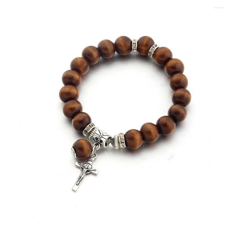 Link Bracelets Cross Style Fashion Chain Jesus Christian Wooden Bracelet Women Gold Charm Girls Jewelry
Link Bracelets Cross Style Fashion Chain Jesus Christian Wooden Bracelet Women Gold Charm Girls Jewelry