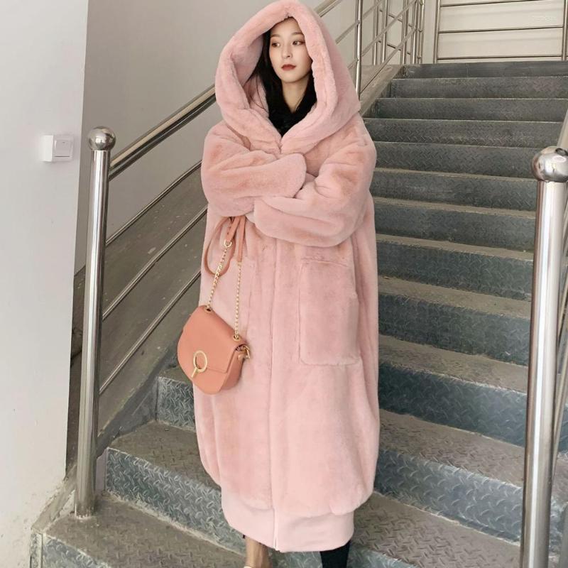 Women's Fur 2022 Women Winter Warm Faux Coat Thick Loose Style Long Hooded Velvet Casaco Feminino, Beige
Women's Fur 2022 Women Winter Warm Faux Coat Thick Loose Style Long Hooded Velvet Casaco Feminino, Beige