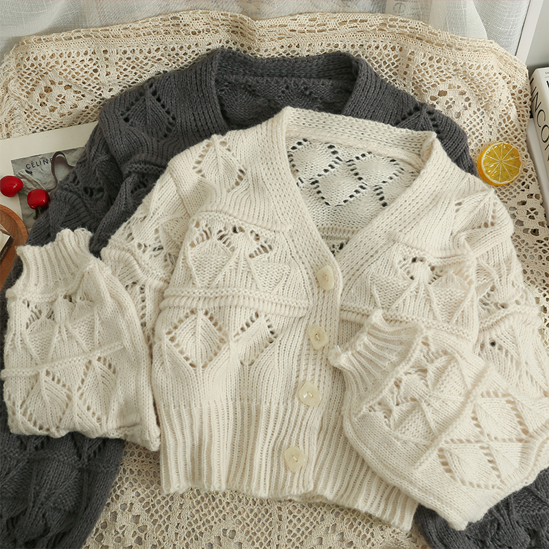 Women Knits Tees Chic Hollow Korean Fashion Vintage V Neck Cardigan Long Sleeve Knitwear Casual Single Breasted Women Autumn Sweater Coat Jacket 221125, Apricot
Women Knits Tees Chic Hollow Korean Fashion Vintage V Neck Cardigan Long Sleeve Knitwear Casual Single Breasted Women Autumn Sweater Coat Jacket 221125, Apricot