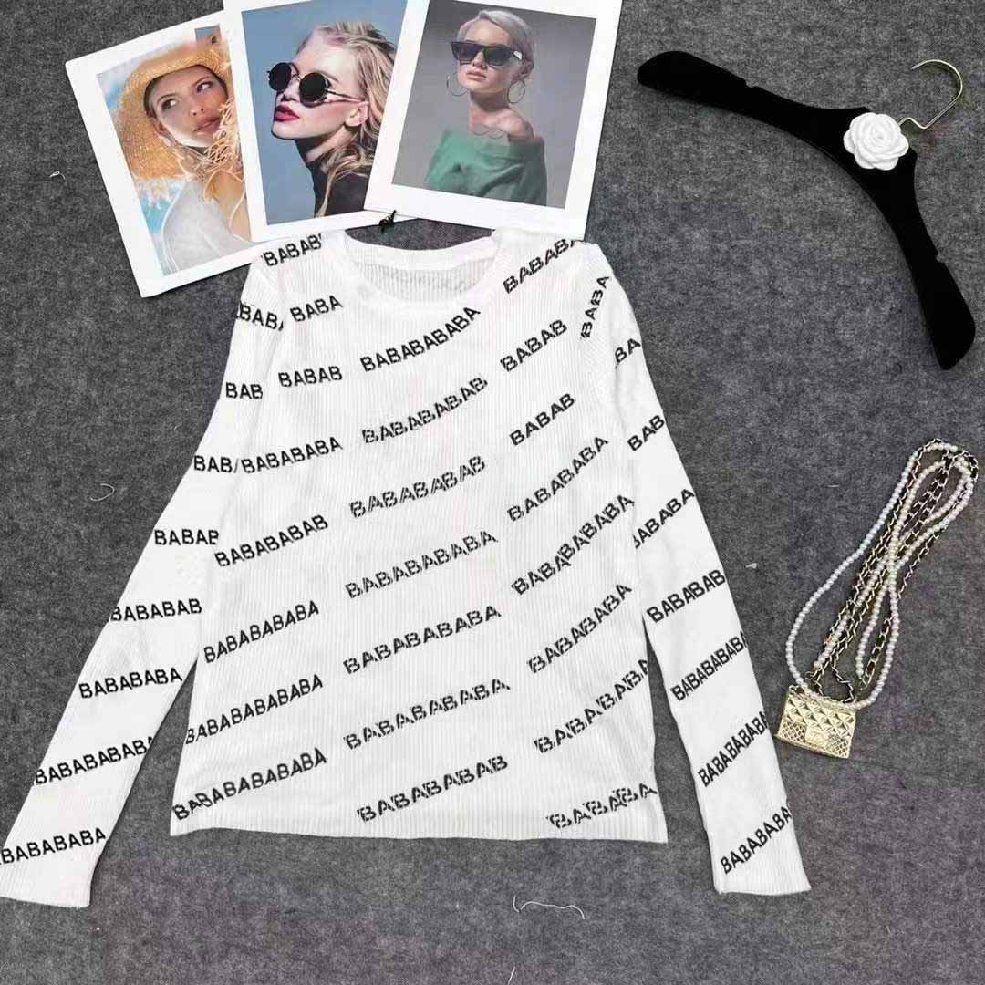 Womens Pullover Sweater Slim Long-sleeved Bottoming Knitted Fahion Letter Print Sweaters Autumn Winter Base Shirt, Make up for price
Womens Pullover Sweater Slim Long-sleeved Bottoming Knitted Fahion Letter Print Sweaters Autumn Winter Base Shirt, Make up for price