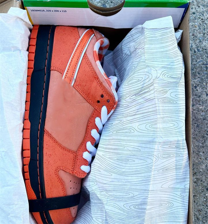 2022 New Authentic Shoes Concepts x SB Dunks Low Orange Lobster FD8776-800 Mens Womens Basketball Sports Sneaker Frost Electro White With Original Box 36-47.5
2022 New Authentic Shoes Concepts x SB Dunks Low Orange Lobster FD8776-800 Mens Womens Basketball Sports Sneaker Frost Electro White With Original Box 36-47.5