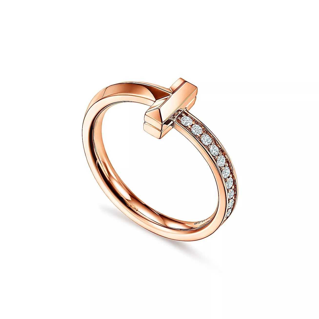 2022Tiffany T Series T1 Men's and Women's Ring 925 Sterling Silver 18K Gold Plated Diamond Set Couple Ring033
2022Tiffany T Series T1 Men's and Women's Ring 925 Sterling Silver 18K Gold Plated Diamond Set Couple Ring033