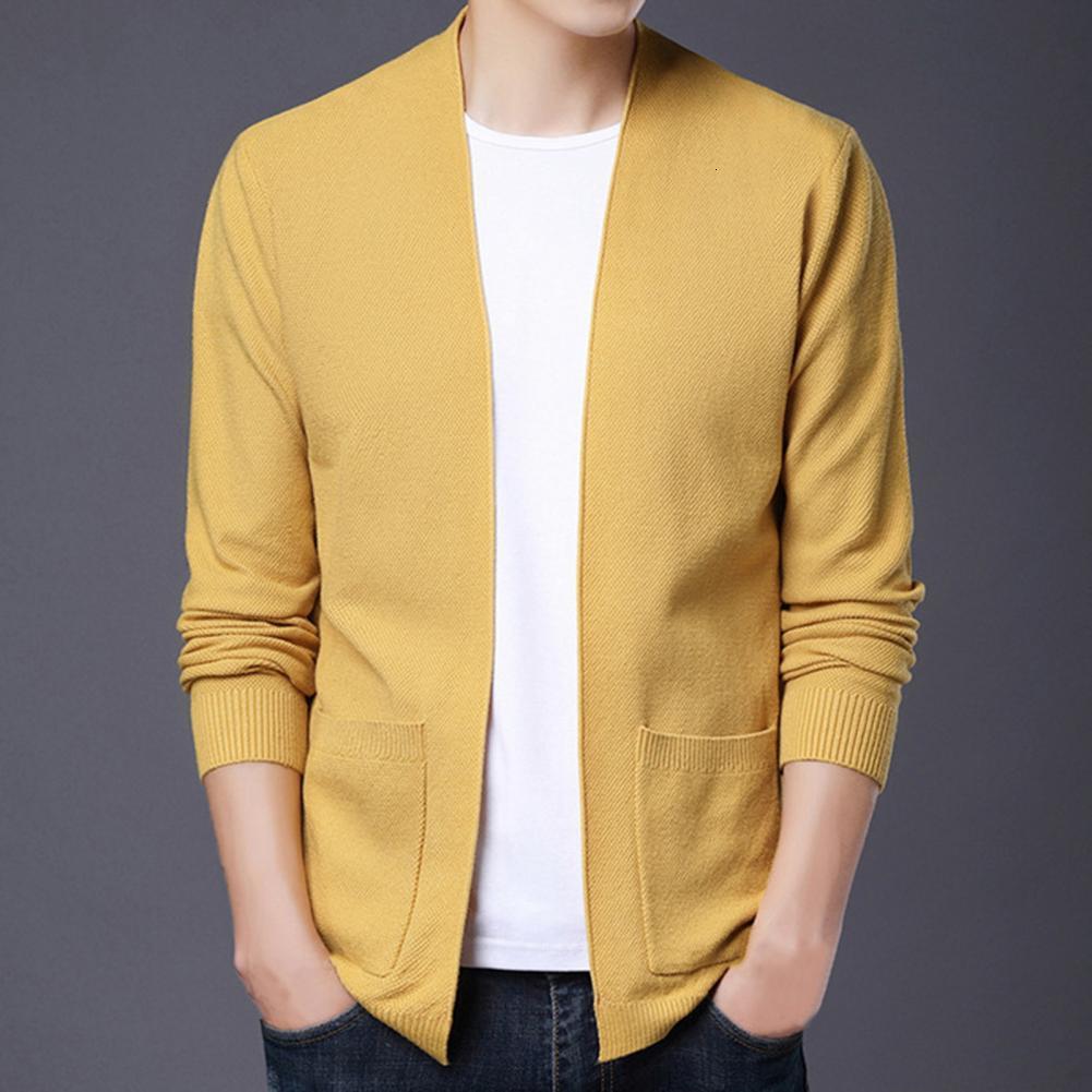 Men's Sweaters WinterAutumn Men's Jacket Regular Cardigan Loose Fit Solid Color Coat Long Sleeve Ribbing Hem Cardigan Coat for Business 221128, Yellow
Men's Sweaters WinterAutumn Men's Jacket Regular Cardigan Loose Fit Solid Color Coat Long Sleeve Ribbing Hem Cardigan Coat for Business 221128, Yellow
