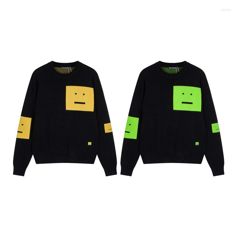 Men' Sweaters Fashion Casual Studios Men Women Sweater Autumn Winter Contrast Knit Harajuku Streetwear Pullover Wool, Black
Men' Sweaters Fashion Casual Studios Men Women Sweater Autumn Winter Contrast Knit Harajuku Streetwear Pullover Wool, Black