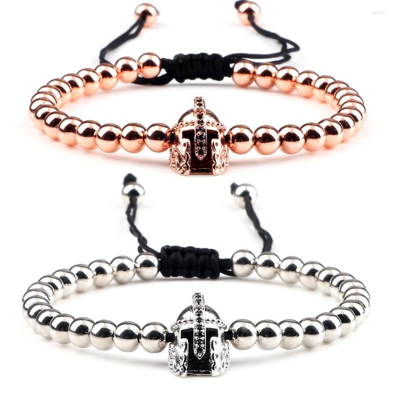 Strand Men Spartan Warrior Helmet Bracelets Charm 5mm Copper Beads Adjustable Bangles Balance Energy Bracelet Yoga Wrist Jewelry Gifts
Strand Men Spartan Warrior Helmet Bracelets Charm 5mm Copper Beads Adjustable Bangles Balance Energy Bracelet Yoga Wrist Jewelry Gifts
