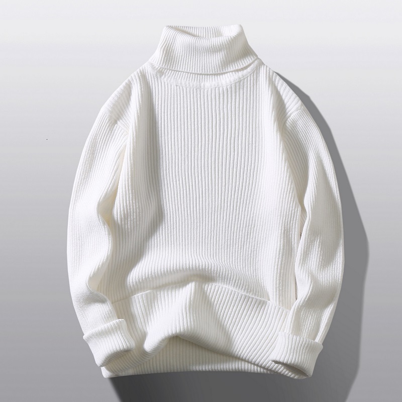 Men's Sweaters Autumn Winter Turtleneck Sweaters Men Solid Color Knitted Pullovers Mens Fashion Slim Fit Casual Turtleneck Pullover Sweaters 221128, White
Men's Sweaters Autumn Winter Turtleneck Sweaters Men Solid Color Knitted Pullovers Mens Fashion Slim Fit Casual Turtleneck Pullover Sweaters 221128, White