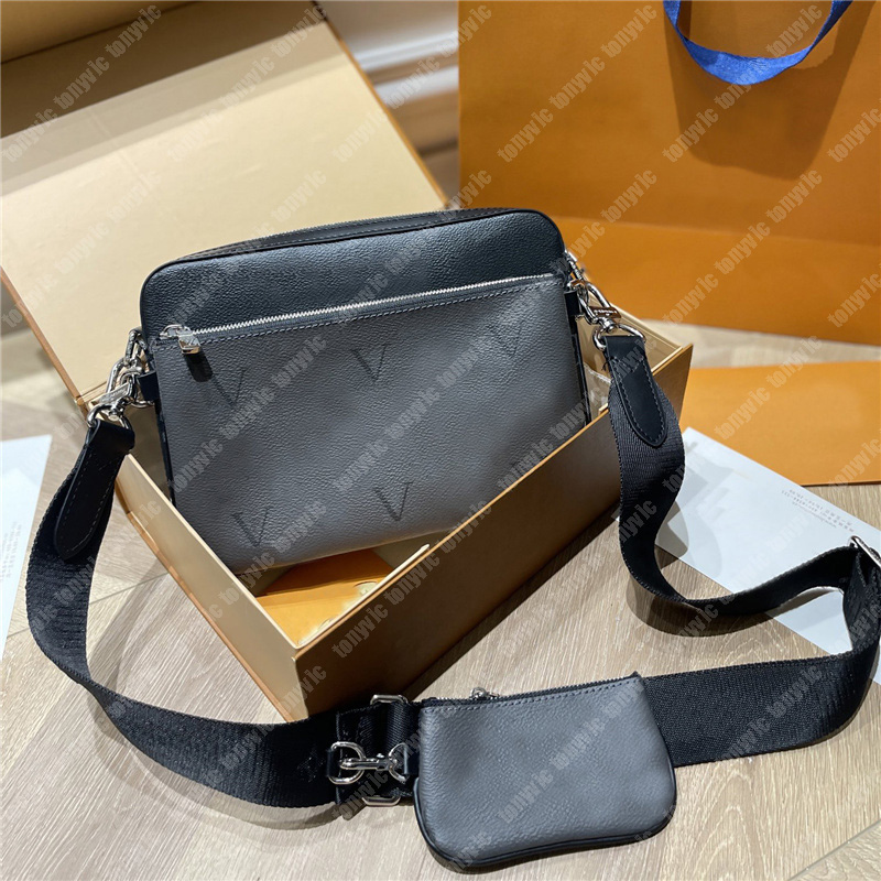 TRIO 3 Pcs Mens Cross Body Bag Designer Messenger Bag Luxurys Genuine Leather Fashion Messenger Bags Casual Shoulder Bags For Man
TRIO 3 Pcs Mens Cross Body Bag Designer Messenger Bag Luxurys Genuine Leather Fashion Messenger Bags Casual Shoulder Bags For Man
