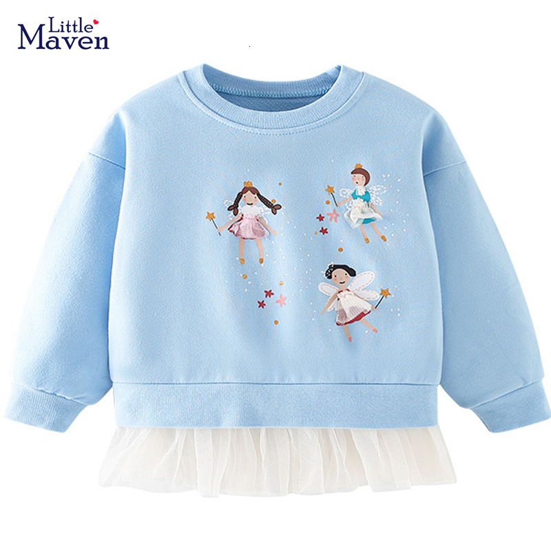 Pullover Little maven Fashion Sweatshirt Blue Flower Fairy Pretty Tops Cotton Comfort and Lovely for Kids 2-7 year 221128, 7617 photo
Pullover Little maven Fashion Sweatshirt Blue Flower Fairy Pretty Tops Cotton Comfort and Lovely for Kids 2-7 year 221128, 7617 photo
