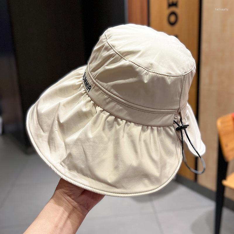 Berets W133 Hat Women's Spring And Summer Face-Covering Sunscreen Cycling Trip Big Edge Drawstring Sun, W133-beige
Berets W133 Hat Women's Spring And Summer Face-Covering Sunscreen Cycling Trip Big Edge Drawstring Sun, W133-beige