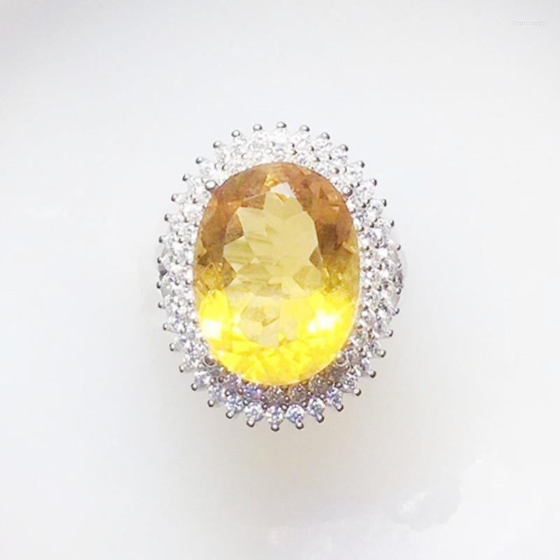 Cluster Rings Per Jewelry Natural Real Citrine Luxury Big Ring 12 16mm 9.5ct Gemstone 925 Sterling Silver For Men Women X223370
Cluster Rings Per Jewelry Natural Real Citrine Luxury Big Ring 12 16mm 9.5ct Gemstone 925 Sterling Silver For Men Women X223370
