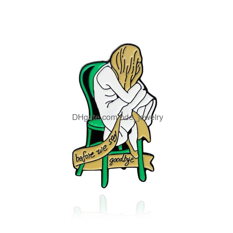 Pins Brooches Cartoon Lonely Sofa Girl Metal Brooches For Women Alphabet Ribbon Paint Enamel Badges Fashion Love Pillow Alloy Pin D Dhm68
Pins Brooches Cartoon Lonely Sofa Girl Metal Brooches For Women Alphabet Ribbon Paint Enamel Badges Fashion Love Pillow Alloy Pin D Dhm68