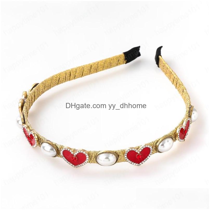 Headbands Fashion Alloy Drop Oil Red Love Heartshaped Imitation Pearl Acrylic Headband For Women Hair Headdress Delivery Jewelry Hair Dhe25
Headbands Fashion Alloy Drop Oil Red Love Heartshaped Imitation Pearl Acrylic Headband For Women Hair Headdress Delivery Jewelry Hair Dhe25