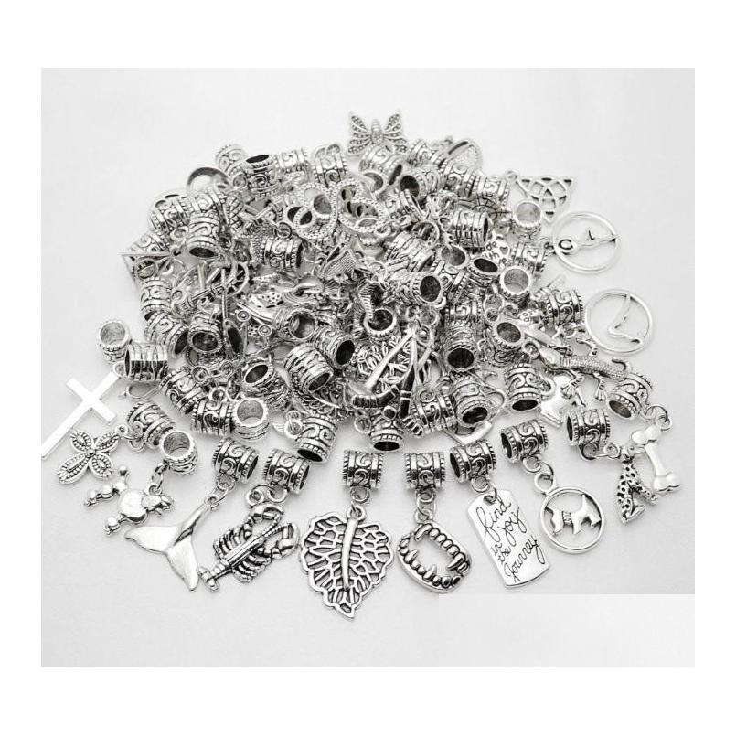Charms 100Pcs/Lot Alloymixed Vintage Pendant Big Hole Beads Fit Pandora Charms Bracelets Necklace Diy Jewelry Making Drop Delivery F Dhwej
Charms 100Pcs/Lot Alloymixed Vintage Pendant Big Hole Beads Fit Pandora Charms Bracelets Necklace Diy Jewelry Making Drop Delivery F Dhwej