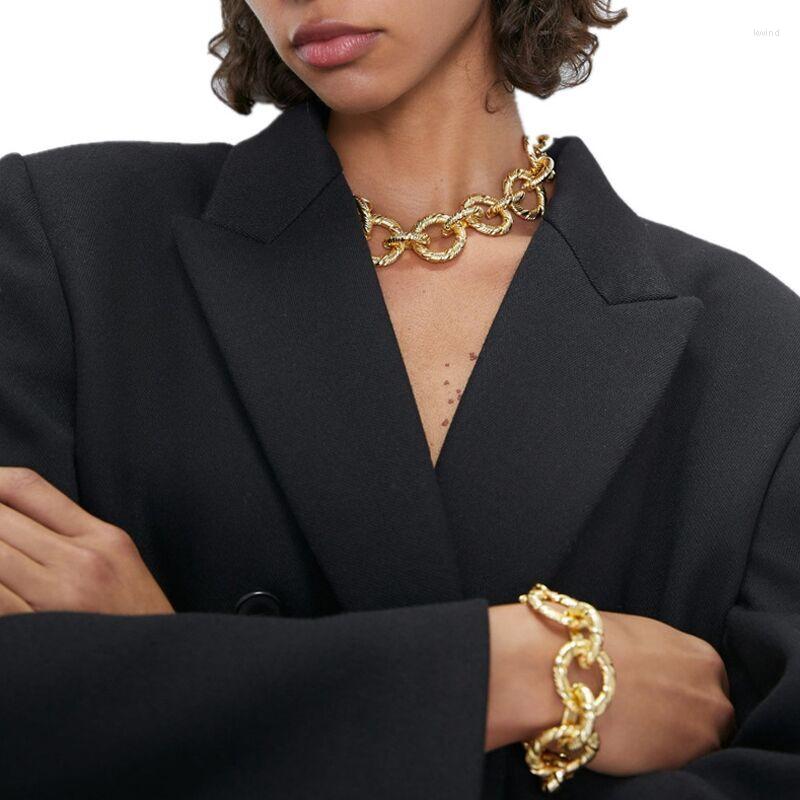 Necklace Earrings Set Punk Large Chunky Chain & Bracelet Sets Collar Thick Geometric Choker Necklaces For Women Party Jewelry Gift, Picture shown
Necklace Earrings Set Punk Large Chunky Chain & Bracelet Sets Collar Thick Geometric Choker Necklaces For Women Party Jewelry Gift, Picture shown