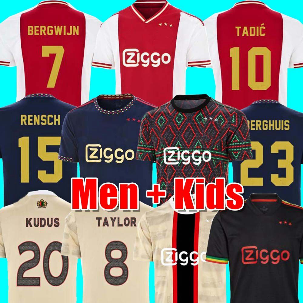 TADIC 21 22 23 Soccer Jerseys fans player BASSEY BERGHUIS Third black Kit BLIND TAYLOR 2022 2023 football shirts men kids uniforms BERGWIJN MARLEY AJAXS 1128, Home adult
TADIC 21 22 23 Soccer Jerseys fans player BASSEY BERGHUIS Third black Kit BLIND TAYLOR 2022 2023 football shirts men kids uniforms BERGWIJN MARLEY AJAXS 1128, Home adult
