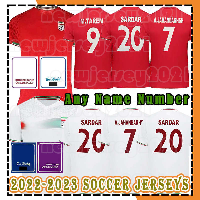 22-23 Iran Soccer Jerseys National Team A.JAHANBAKHSH M.TAREMI ANSARIFARD GHODDOS MOHARRAMI SARDAR Azmoun Hosseini Jahanbakhsh home away Football Shirt Uniforms, Men jersey+patch(yi lang)
22-23 Iran Soccer Jerseys National Team A.JAHANBAKHSH M.TAREMI ANSARIFARD GHODDOS MOHARRAMI SARDAR Azmoun Hosseini Jahanbakhsh home away Football Shirt Uniforms, Men jersey+patch(yi lang)