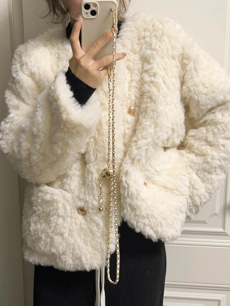 Women' Fur 2022 Women Winter Coat Long Sleeve O-Neck Furry Warm Jacket Casaco Feminino Casual, Beige
Women' Fur 2022 Women Winter Coat Long Sleeve O-Neck Furry Warm Jacket Casaco Feminino Casual, Beige