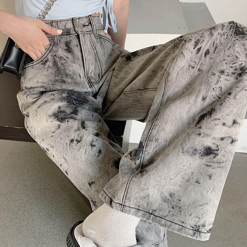 Women's Jeans Woman High Waist Wide Leg Denim Streetwear Gray And Purple Vintage Quality Pants Women Fashion Harajuku Straight
Women's Jeans Woman High Waist Wide Leg Denim Streetwear Gray And Purple Vintage Quality Pants Women Fashion Harajuku Straight