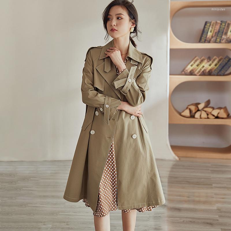 Women's Trench Coats Professional Lace Up Windbreaker Women's Autumn 2022 Intellectual Medium And Long British Coat, Beige
Women's Trench Coats Professional Lace Up Windbreaker Women's Autumn 2022 Intellectual Medium And Long British Coat, Beige