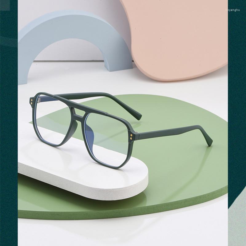 Sunglasses Frames The TR90 Anti Blue Light Spectacle Frame Men's Personality Double Beam Eyeglasses Ladies Trend Retro Myopia Eyewear
Sunglasses Frames The TR90 Anti Blue Light Spectacle Frame Men's Personality Double Beam Eyeglasses Ladies Trend Retro Myopia Eyewear