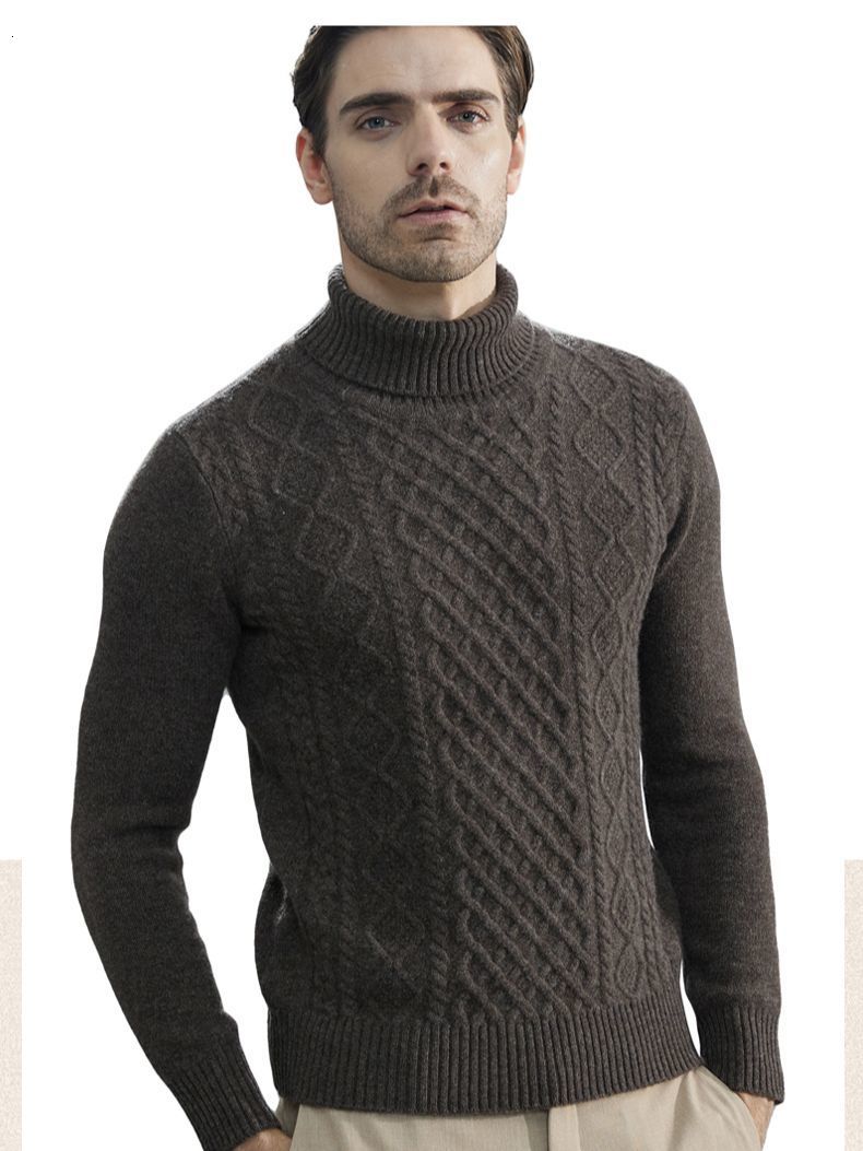 Men's Sweaters LINYXIN Turtleneck Men's Sweater 100 Merino Wool Autumn Winter Warm Cashmere Sweater Men Clothing Pullover Knit Pull Tops 221128, Brown
Men's Sweaters LINYXIN Turtleneck Men's Sweater 100 Merino Wool Autumn Winter Warm Cashmere Sweater Men Clothing Pullover Knit Pull Tops 221128, Brown