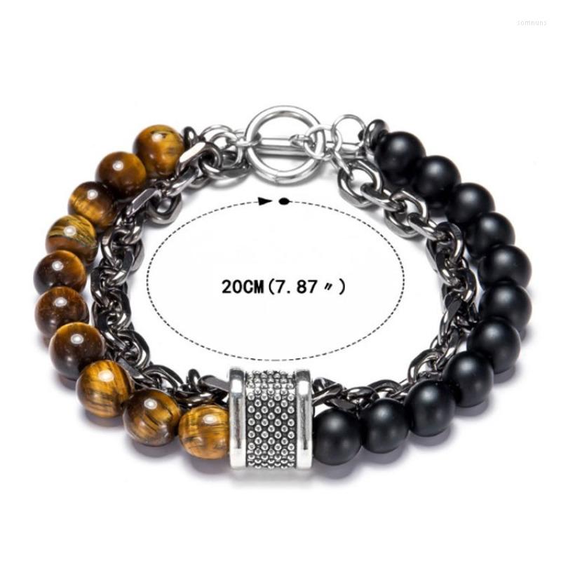 Charm Bracelets 1 Piece Men Punk Vintage Natural Personality Beaded Bracelet Chain Hand String Stone Fashion Jewelry For
Charm Bracelets 1 Piece Men Punk Vintage Natural Personality Beaded Bracelet Chain Hand String Stone Fashion Jewelry For