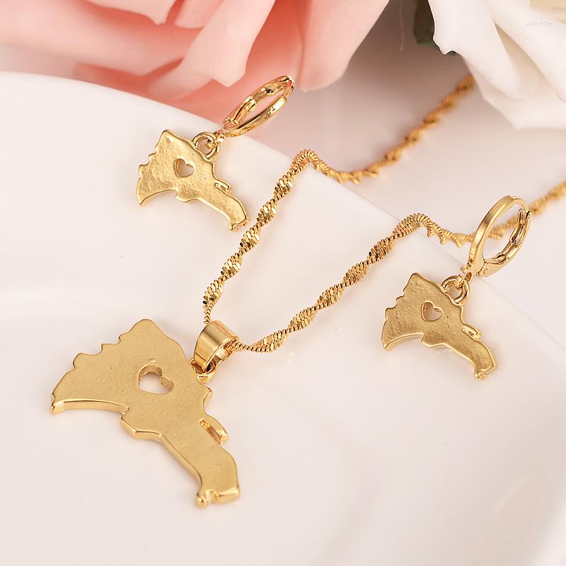 Necklace Earrings Set Gold Color Dominican Republic Map Drop Pendant Trendy Jewelry Gifts Party Women Girls Kids Sets, Picture shown
Necklace Earrings Set Gold Color Dominican Republic Map Drop Pendant Trendy Jewelry Gifts Party Women Girls Kids Sets, Picture shown
