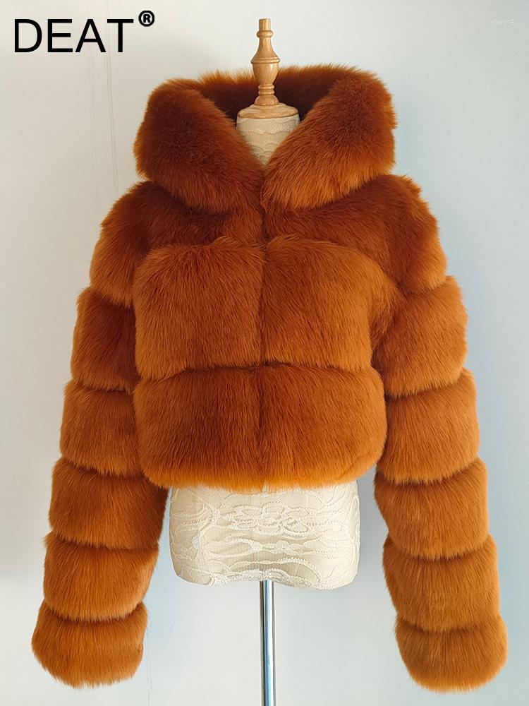 Women' Fur Fashion Simply Soild Color Casual Warm Coat Women' Long Sleeve Hooded Short Jacket Female 2022 Winter 11P0782, Silver
Women' Fur Fashion Simply Soild Color Casual Warm Coat Women' Long Sleeve Hooded Short Jacket Female 2022 Winter 11P0782, Silver