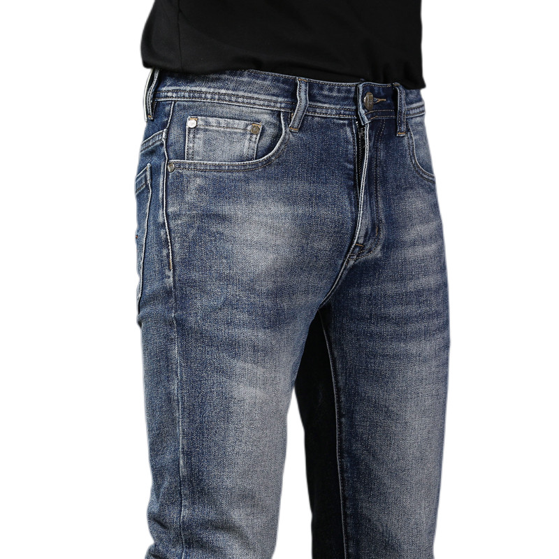 New JEANS chino Pants pant Men's trousers Stretch Autumn winter close-fitting jeans cotton slacks washed straight business casual CQ8258