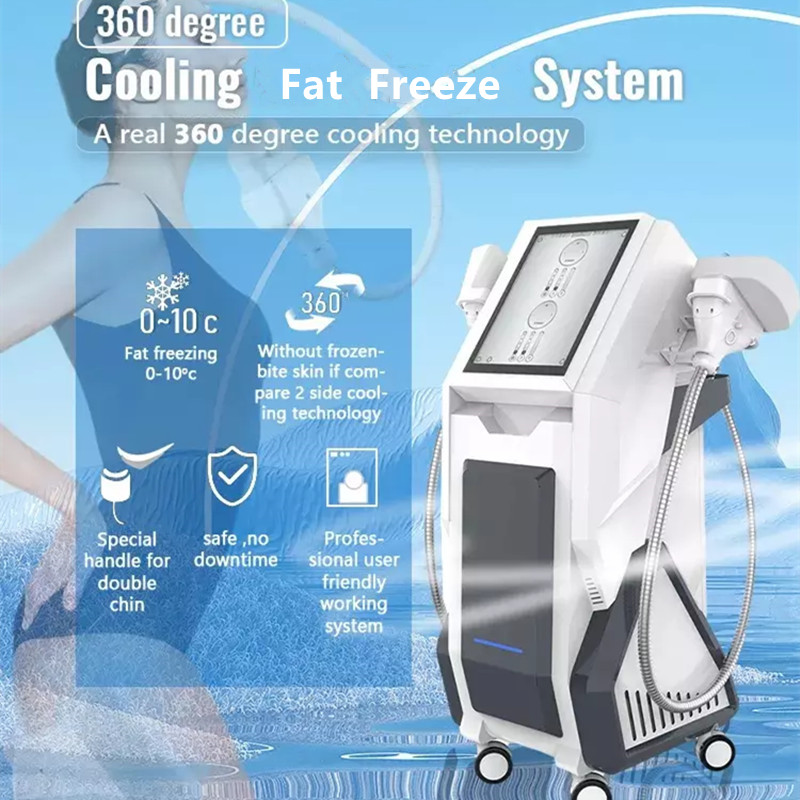 Professional 360 Degree Cryo Slimming Machine Cryolipolysis Cryotherapy Cryolipolyse Weightloss Beauty Equipment Fat Freeze Body Slimming Sculpt Instrument
Professional 360 Degree Cryo Slimming Machine Cryolipolysis Cryotherapy Cryolipolyse Weightloss Beauty Equipment Fat Freeze Body Slimming Sculpt Instrument