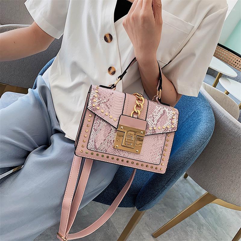 Waist Bags Fashion Chain Lady Sling Bag Snake Pattern PU Leather Crossbody For Women Designer Shoulder Messenger Small Handbags, Black
Waist Bags Fashion Chain Lady Sling Bag Snake Pattern PU Leather Crossbody For Women Designer Shoulder Messenger Small Handbags, Black