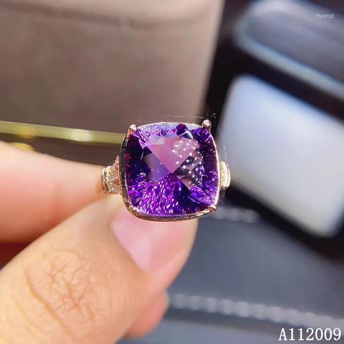 Cluster Rings KJJEAXCMY Fine Jewelry 925 Sterling Silver Inlaid Natural Amethyst Ring Lovely Atmosphere Ladies Adjustable Support Test
Cluster Rings KJJEAXCMY Fine Jewelry 925 Sterling Silver Inlaid Natural Amethyst Ring Lovely Atmosphere Ladies Adjustable Support Test