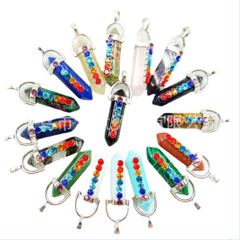 Charms Natural Stone Charms 7Chakra Pendants Quartz Rock Crystal Clear Chakras Gem Fit Druzy Necklace Making Assorted 2533 E Dhgarden Dhtlr
Charms Natural Stone Charms 7Chakra Pendants Quartz Rock Crystal Clear Chakras Gem Fit Druzy Necklace Making Assorted 2533 E Dhgarden Dhtlr