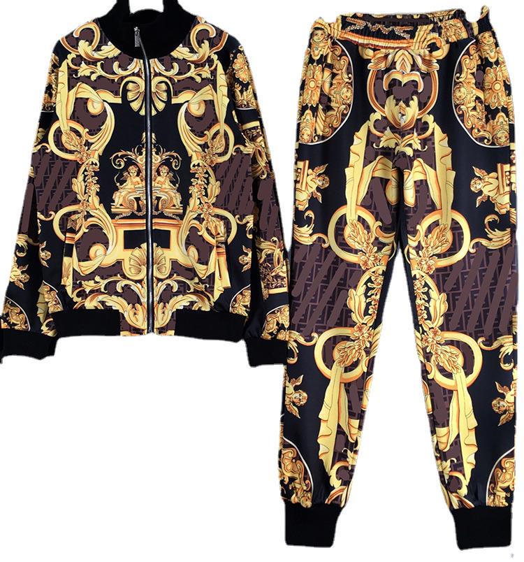 2022-2023 Fashion Women Tracksuits Designer Casual Sportswear Set Women Large Brand Long Sleeve Zipper Jacket and Pants 2-piece, Black
2022-2023 Fashion Women Tracksuits Designer Casual Sportswear Set Women Large Brand Long Sleeve Zipper Jacket and Pants 2-piece, Black