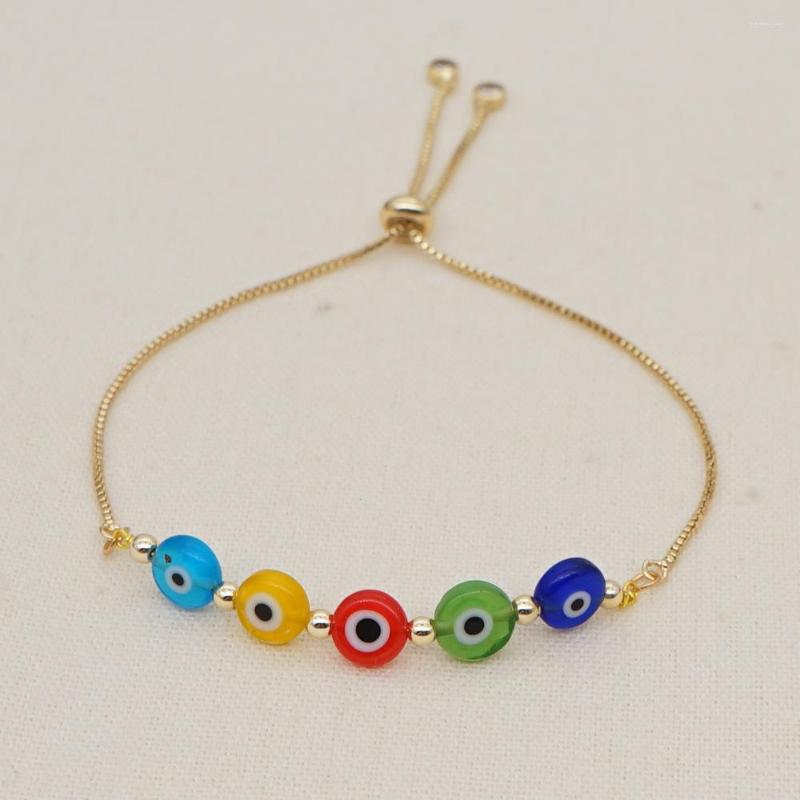 Strand Acrylic Bead Bracelet Colorful Ethnic Glass Eye Box Chain For Men Women Jewelry
Strand Acrylic Bead Bracelet Colorful Ethnic Glass Eye Box Chain For Men Women Jewelry