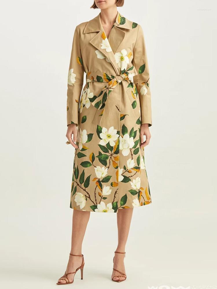 Women' Trench Coats High Quality Designer Women' 2022 Autumn Winter Belt Print Long Sleeve Casual Office Party Elegant Jacket, Khaki
Women' Trench Coats High Quality Designer Women' 2022 Autumn Winter Belt Print Long Sleeve Casual Office Party Elegant Jacket, Khaki