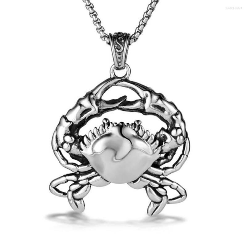 Pendant Necklaces Stainless Steel Vintage Crab Men Punk Rock Necklace Fashion Jewelry Gift For Him With Chain
Pendant Necklaces Stainless Steel Vintage Crab Men Punk Rock Necklace Fashion Jewelry Gift For Him With Chain
