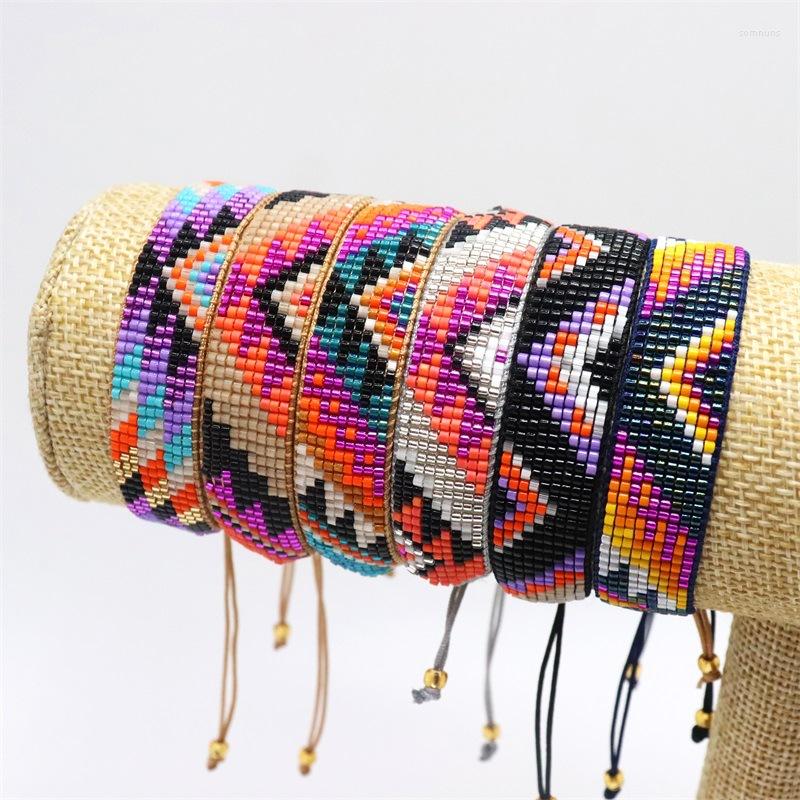 Strand Fashion Ethnic Style Boho Women's Bracelets Miyuki Rice Beads Hand Woven Adjustable Charm Bracelet For Women
Strand Fashion Ethnic Style Boho Women's Bracelets Miyuki Rice Beads Hand Woven Adjustable Charm Bracelet For Women