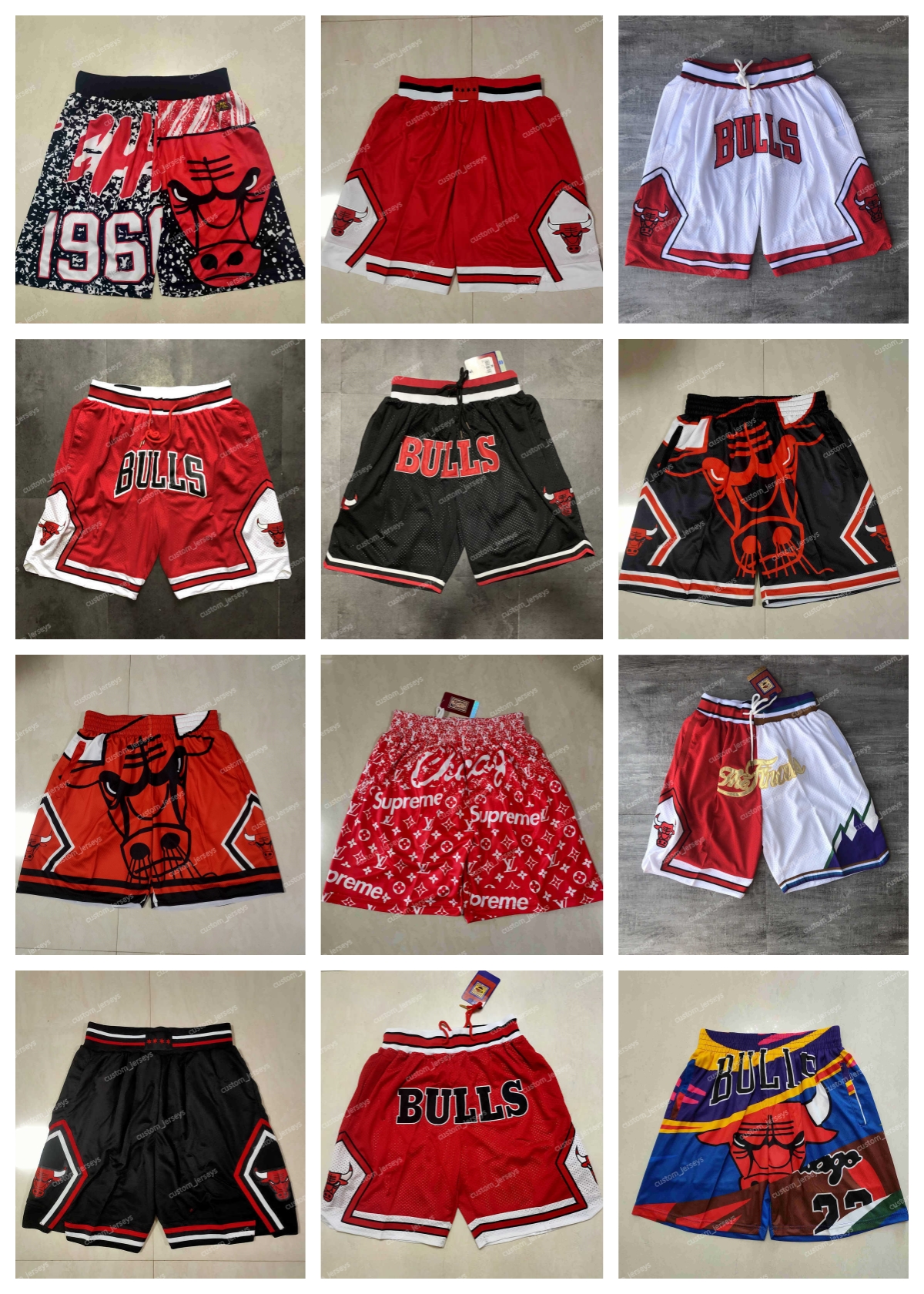 Men''Chicago''Bulls Throwback''NBA''Basketball Shorts pocket red black Basketball Jerseys Shorts, 10
Men''Chicago''Bulls Throwback''NBA''Basketball Shorts pocket red black Basketball Jerseys Shorts, 10