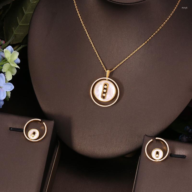 Necklace Earrings Set 2pcs Bridal Zirconia Full For Women Party Luxury Dubai Nigeria CZ Crystal Wedding Sets, Picture shown
Necklace Earrings Set 2pcs Bridal Zirconia Full For Women Party Luxury Dubai Nigeria CZ Crystal Wedding Sets, Picture shown